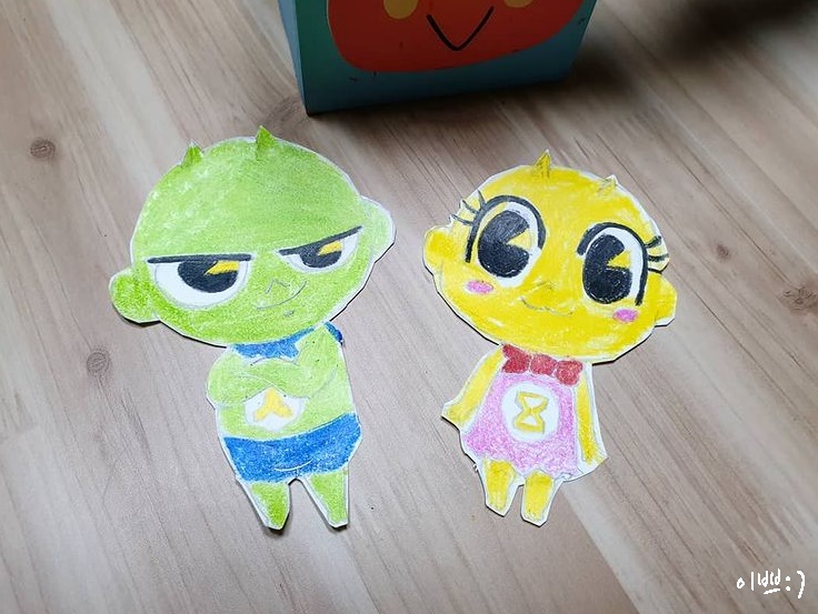  [아빠의 그림] #신비아파트#신비#금비