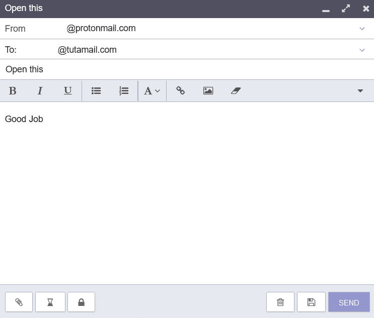  일회용 이메일 겸용 보안 이메일 ProtonMail, Tutanota