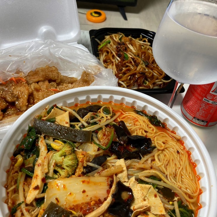  서정리역 용이네 마라전설 마라탕 후기/새해 홈파티