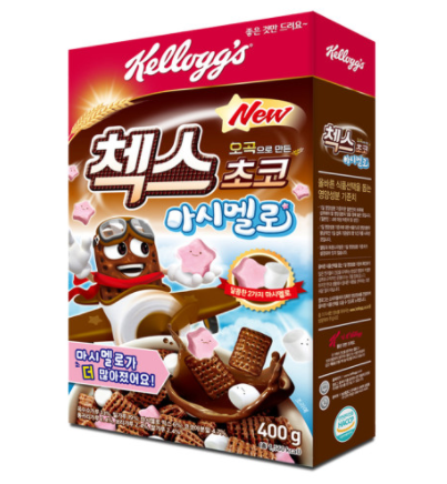  [켈로그] 오곡 첵스초코 신상 마시멜로~! 달콤함 2배~ 러블리솜