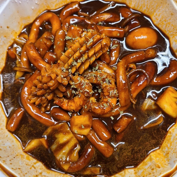  안양 평촌 떡볶이 맛집 잎버떡볶이 포장 찐 후기