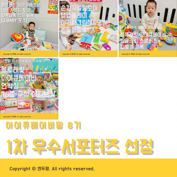 블루래빗 아이큐베이비맘 8기 : 1차 우수서포터즈 선정 / 1~4주차 미션 블루래빗 아이큐베이비맘 8기 : 1차 우수서포터즈 선정 / 1~4주차 미션