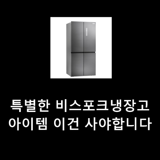 특별한 비스포크냉장고 아이템 이건 사야합니다 특별한 비스포크냉장고 아이템 이건 사야합니다