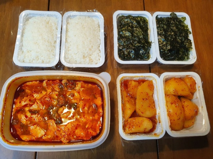  [천안] 두정동 고바우 순두부·쌈장 순두부 찌개 백반 맛집 포장/메뉴추천/가격/주차/맛/솔직후기 (순두부 백반 2인분 포장)