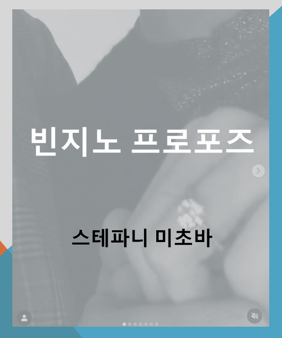  빈지노  티파니앤코 2캐럿 다이아반지 프러포즈 (feat. 스테파니 미초바와 결혼 임박, 가격, 7020 만원)