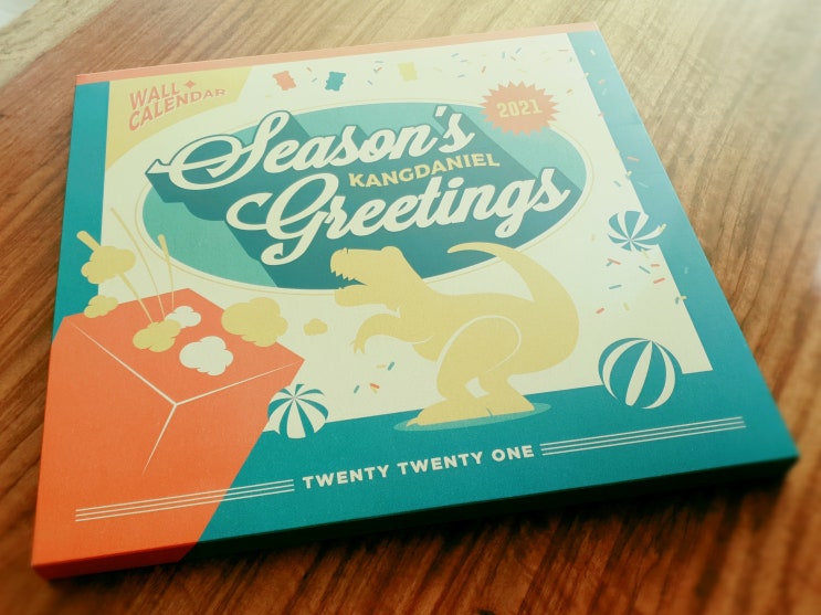  [강다니엘] 2021 공식 시즌 그리팅(KANGDANIEL Season's Greetings) - 벽면 캘린더 / Wall Calendar