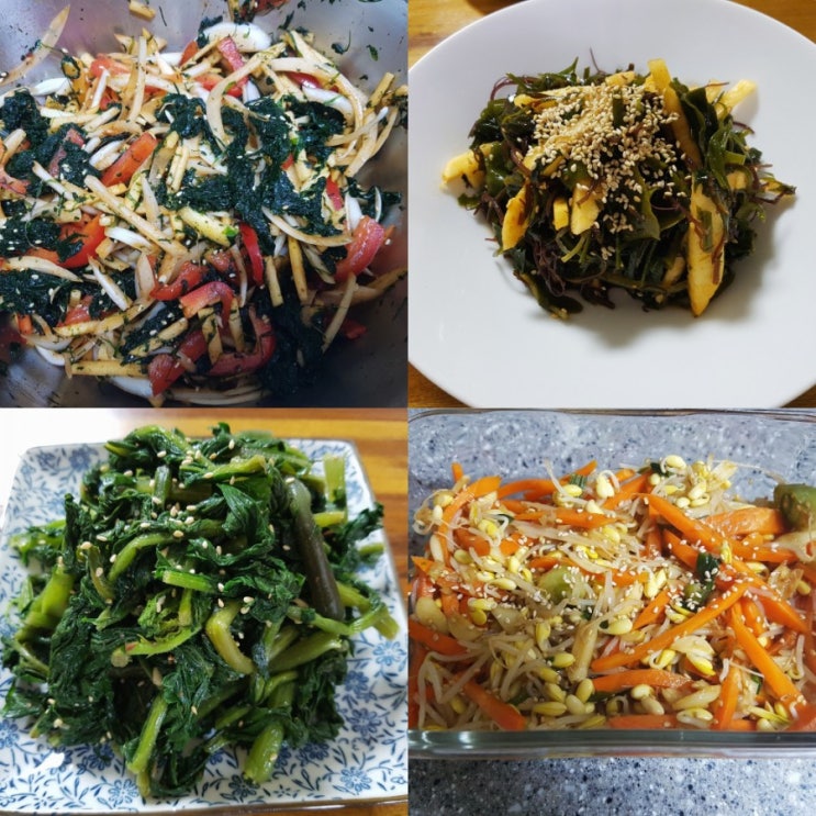  칼로리는 줄이고, 식이섬유는 높인 겨울철 간단 밑반찬 4종