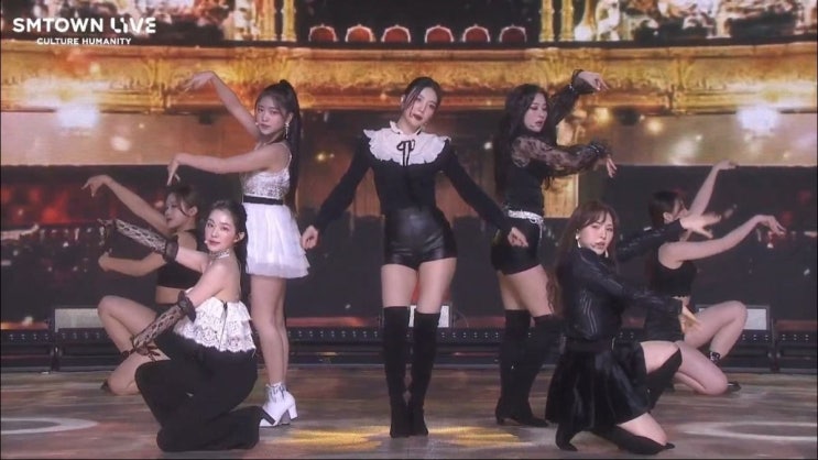  슴콘 레드벨벳 5인조 완전체 싸이코 무대.twt