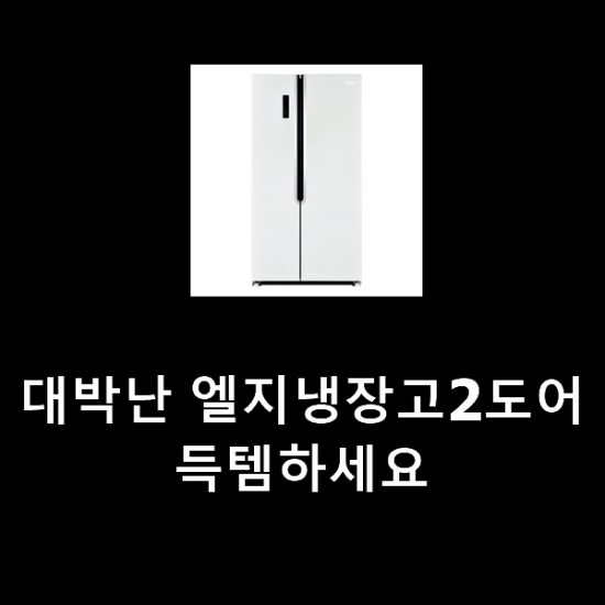 대박난 엘지냉장고2도어 득템하세요 대박난 엘지냉장고2도어 득템하세요