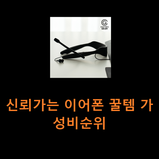신뢰가는 이어폰 꿀템 가성비순위 신뢰가는 이어폰 꿀템 가성비순위