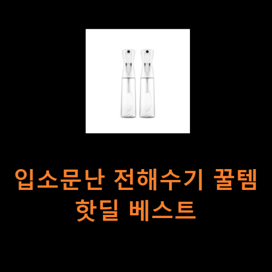 입소문난 전해수기 꿀템 핫딜 베스트