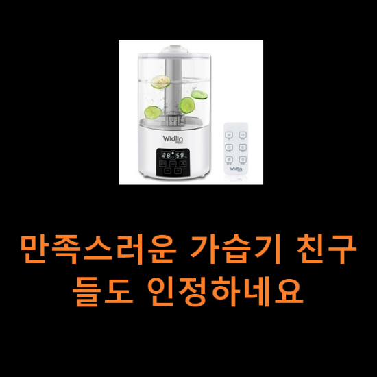 만족스러운 가습기 친구들도 인정하네요 만족스러운 가습기 친구들도 인정하네요