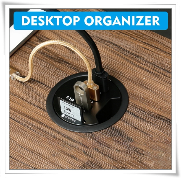  알리익스프레스 사무용 책상 USB 허브 전선캡