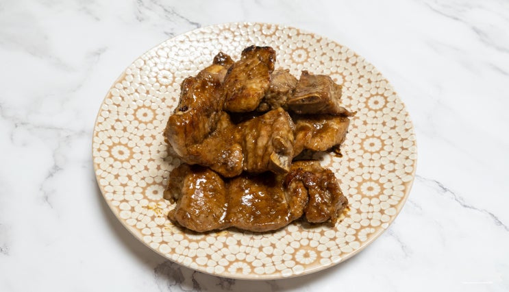  홈플러스 팔도진미 부산초량식 수제불갈비! 양념은 맛있는데.. 고기가...