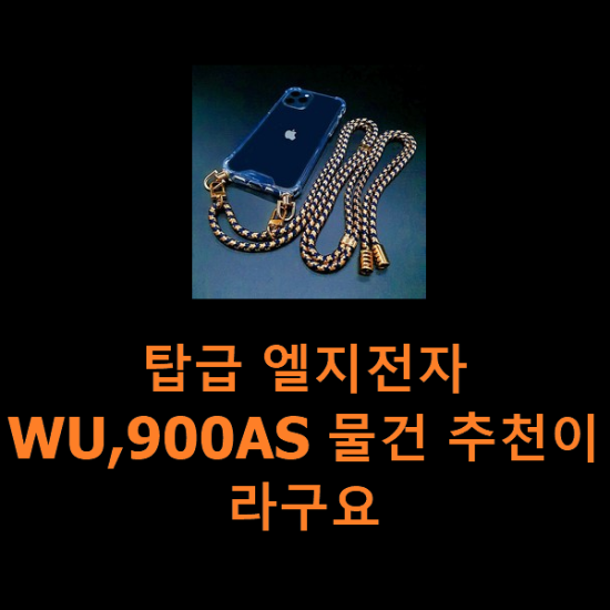 탑급 엘지전자WU,900AS 물건 추천이라구요