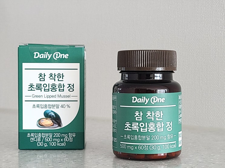  [영양제] 화제의 그 원료 정직한 뉴질랜드 초록입홍합 후기, 추천