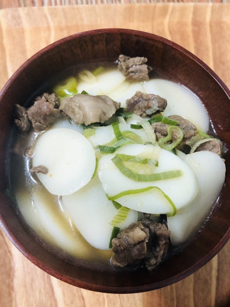  감자면 떡국