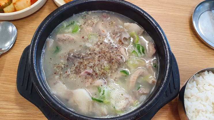  수원  탑동 명가네 순대국             따끈한 국물이~  끝내줘요!