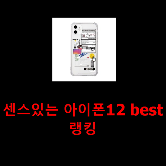 센스있는 아이폰12 best랭킹