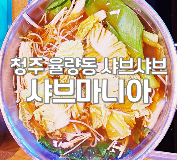 청주 율량동 샤브샤브 맛집 샤브마니아 내가 손꼽는 최애 샤브샤브집