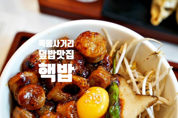  목동사거리덮밥맛집 핵밥 방문 후기