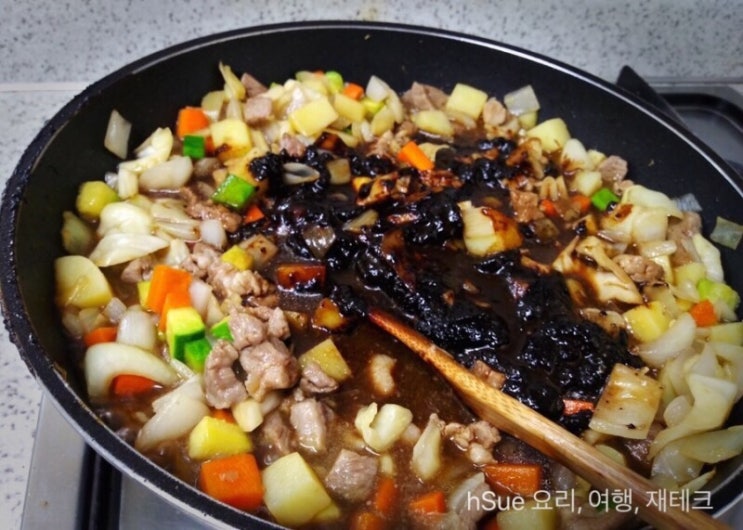  [짜장면] 삼화 맛짜장으로 짜장 만들기, 삼화 춘장 볶는 방법 / 배달음식 줄이기