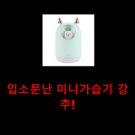 입소문난 미니가습기 강추! 입소문난 미니가습기 강추!