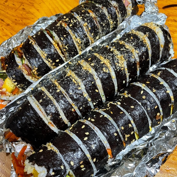 군자역 맛집 김밥신 한아름분식 출동