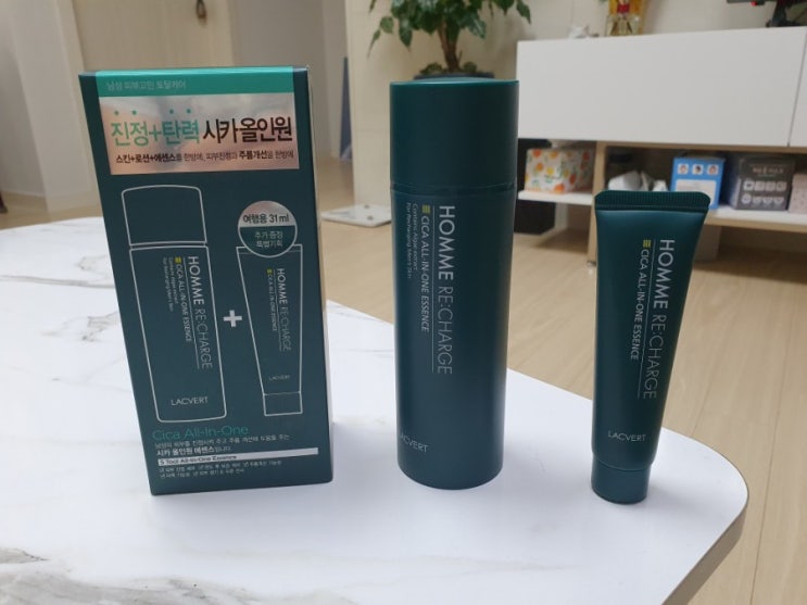 남자 에센스 라끄베르 옴므 리차지 시카 올인원 에센스