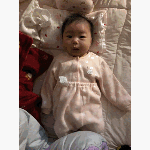  아기 56일 패션왕 지우의 성장일기