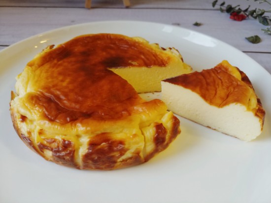 초간단 바스크 치즈케이크 만들기 (키토)