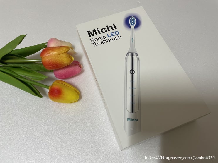  미치 LED 음파 전동칫솔로 치아관리, 치아미백 추천 칫솔
