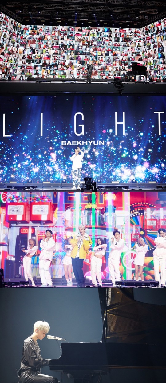 백현 첫 솔로 <b>콘서트 성료</b>···전 세계 120개국·11만명 시청