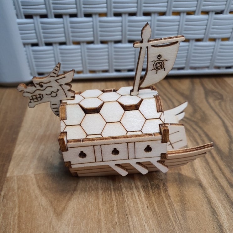  집콕놀이키트 아기배 거북선 모형 만들기 DIY 키트