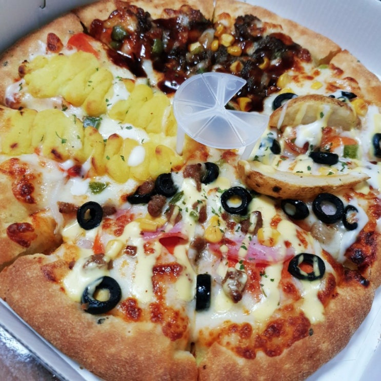  가성비 끝판왕 투가이즈 피자&치킨 하단점, 맛집 인정