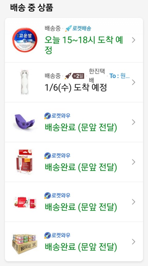  일요일 장바구니