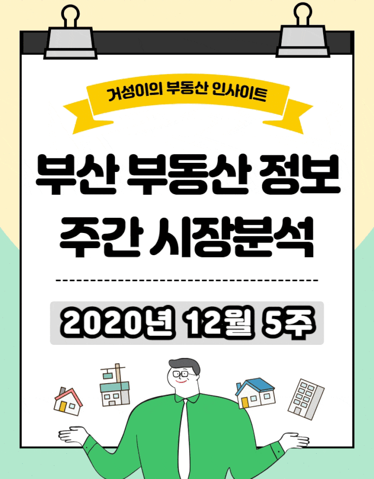  부산 부동산 시장 주간분석, 2020년을 돌아보며