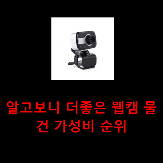 알고보니 더좋은 웹캠 물건 가성비 순위 알고보니 더좋은 웹캠 물건 가성비 순위