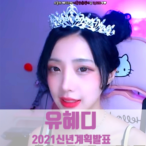 유혜디 2021년 신년 계획 발표 누구인지 알아보자 유혜디 2021년 신년 계획 발표 누구인지 알아보자