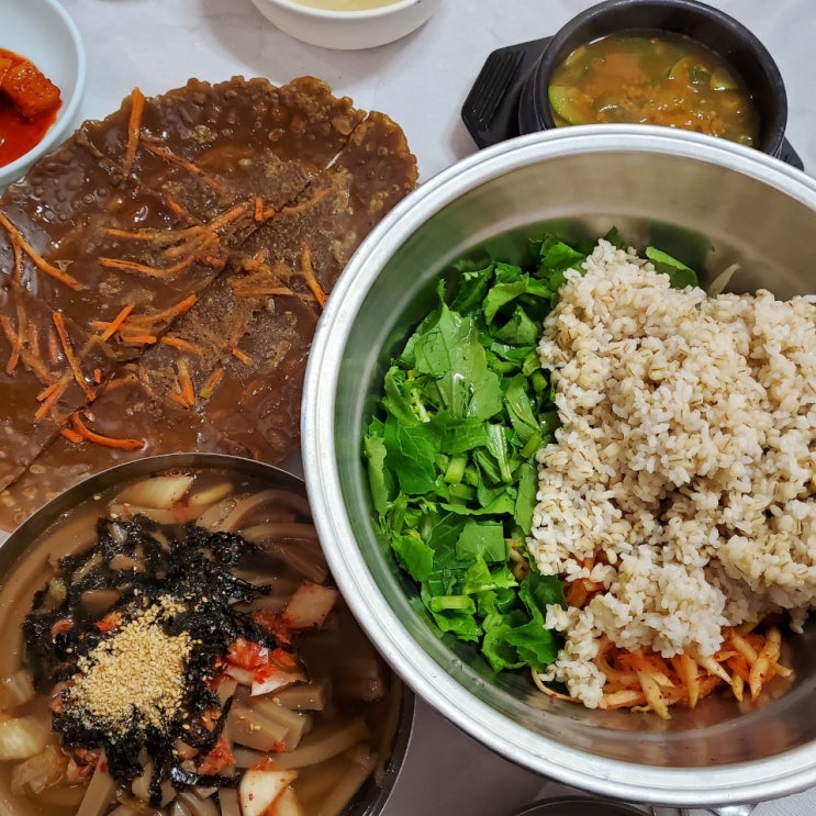  대전 관평동 맛집 "솔밭묵집"