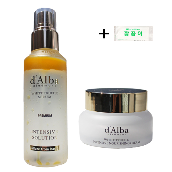 달바 화이트 트러플 프리미엄 인텐시브 세럼 100ml+화이트 너리싱 크림 50g+깔끔이 증정, 1set 추천해요 달바 화이트 트러플 프리미엄 인텐시브 세럼 100ml+화이트 너리싱 크림 50g+깔끔이 증정, 1set 추천해요