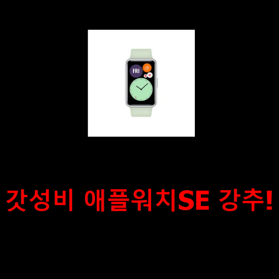 갓성비 애플워치SE 강추! 갓성비 애플워치SE 강추!
