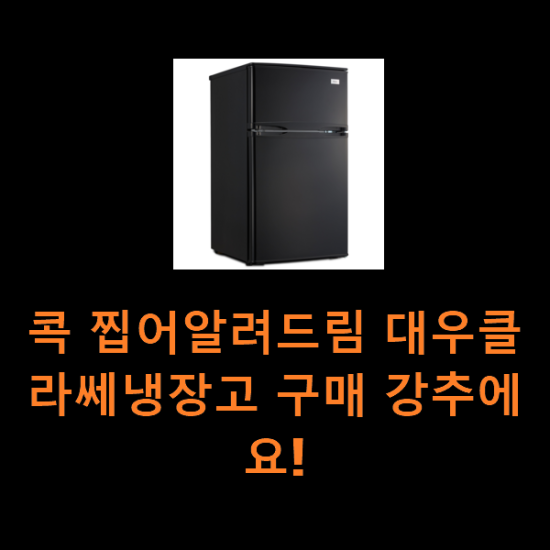 콕 찝어알려드림 대우클라쎄냉장고 구매 강추에요! 콕 찝어알려드림 대우클라쎄냉장고 구매 강추에요!