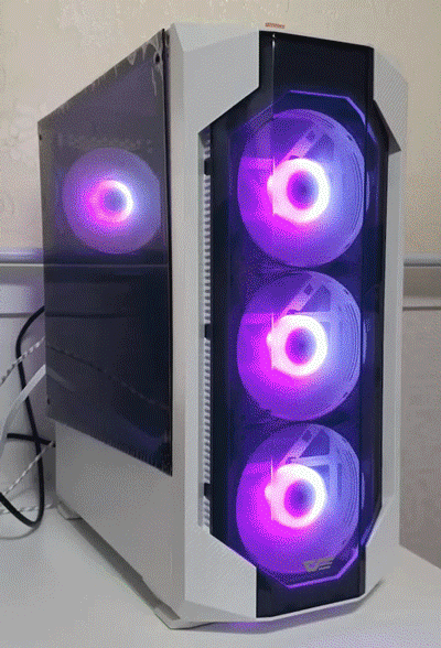 겜창들 환장하는 RGB감성에 플스5를 닮은 가성비 컴퓨터 케이스 (다크플래쉬 g클래스 색상/G-CALSS 500)