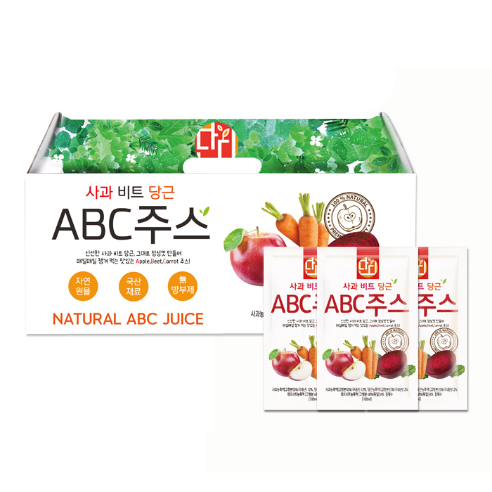 단디푸드 사과 비트 당근 ABC주스, 100ml, 30개(로켓배송) 추천해요 단디푸드 사과 비트 당근 ABC주스, 100ml, 30개(로켓배송) 추천해요