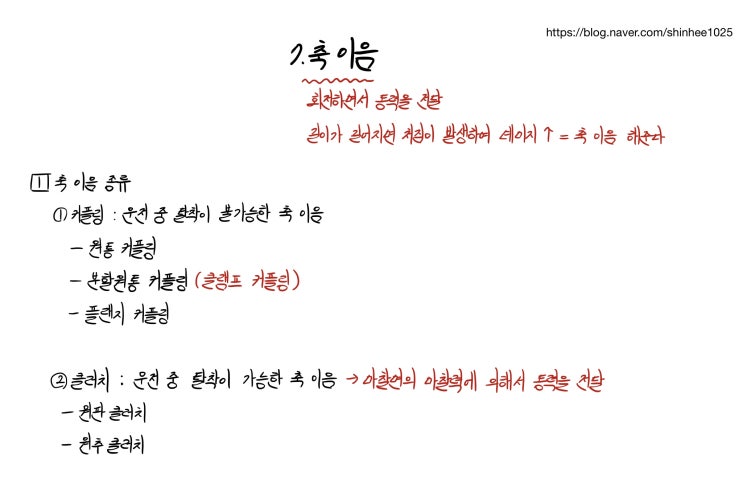  일반기계기사_실기 필답형 축 이음