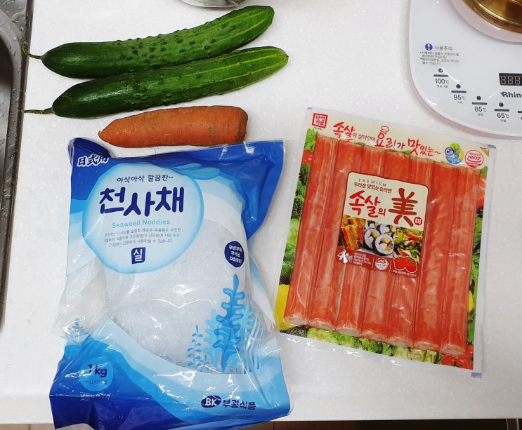  [ 간단 레시피 ] 게맛살 천사채 샐러드