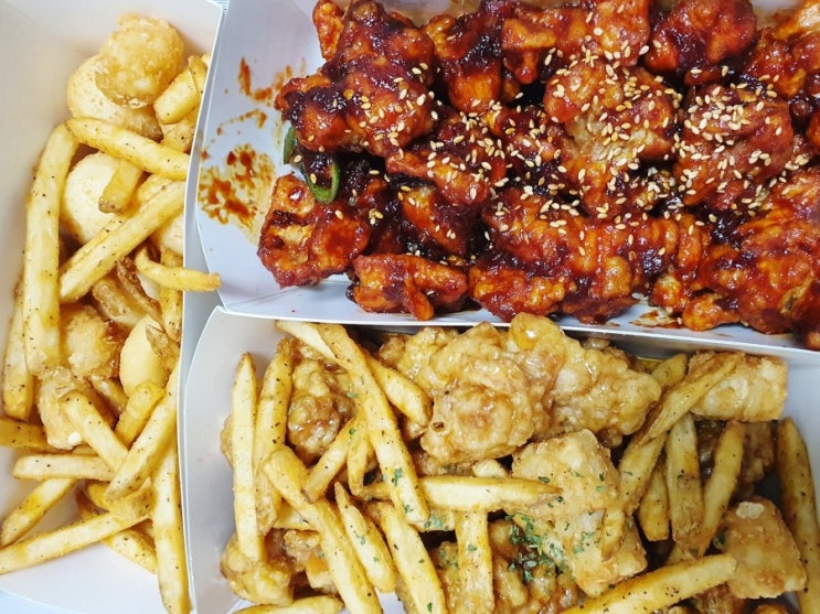  텍폴우리동네, 치킨 맛집 스모프 치킨으로 저녁 마무리해요