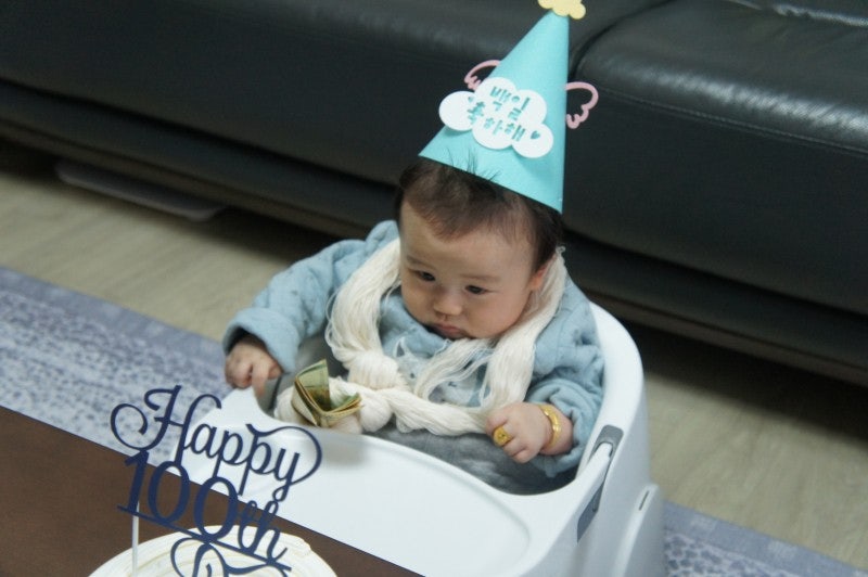 (육아일기) 100일 준비 (예산, 에피소드 등)