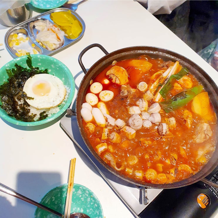  김포 구래동 매운집! 닭과 대창의 만남에 매운양념이 환상적이다